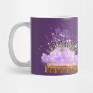 Cottagecore Lavender Book Mug